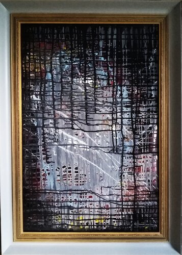 " ABSTRAKT - GEGEN LICHT " by Alexander Wotschel, Painting for Sale on Select