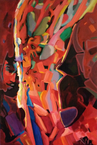 " Blick " by Alexander Wotschel, Painting for Sale on Select