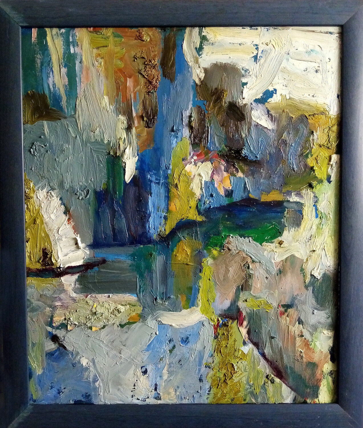 " ABSTRAKT LANDSCHAFT" Alexander Wotschel Original painting for sale