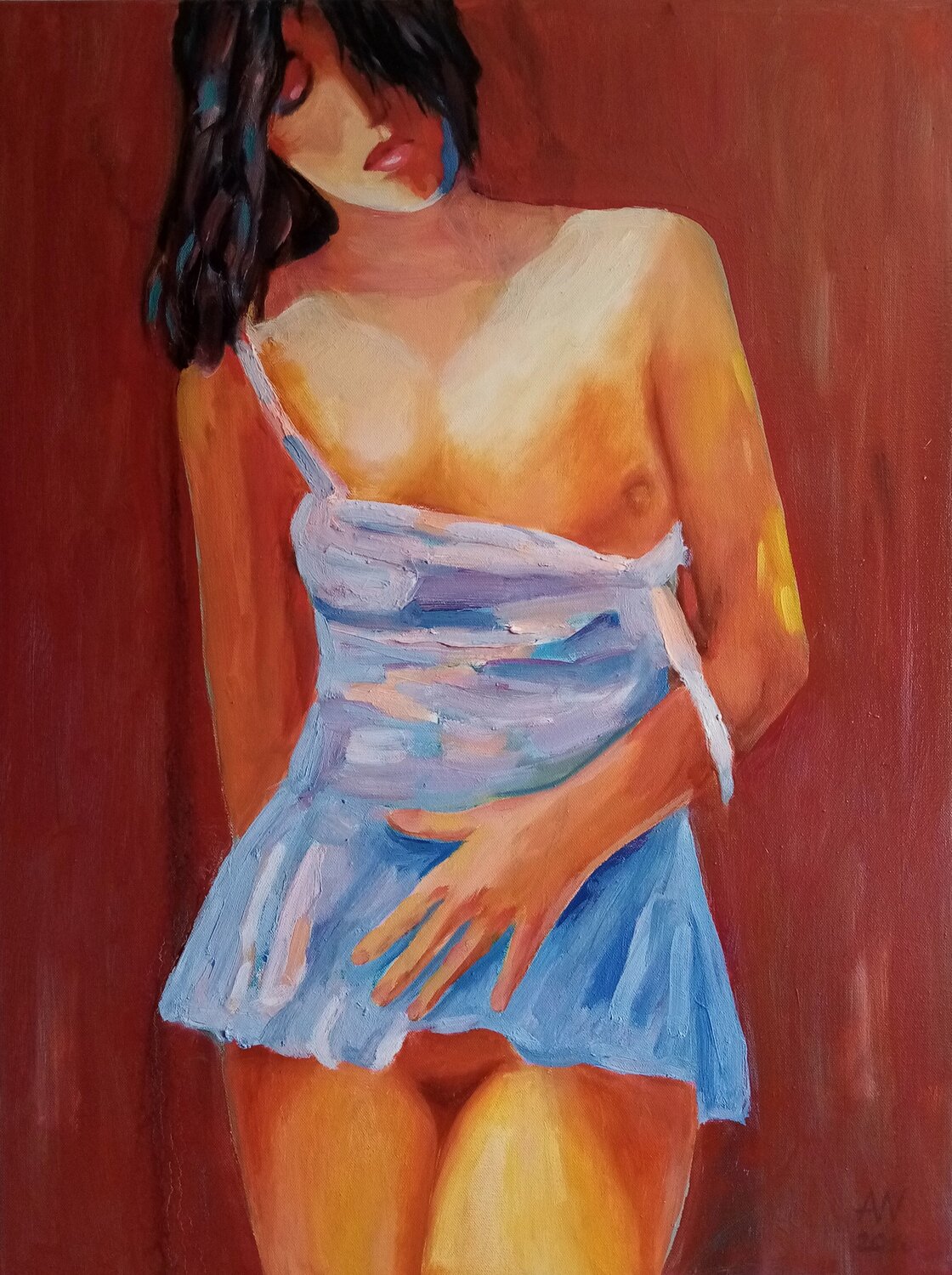 Erweckung Alexander Wotschel Original painting for sale