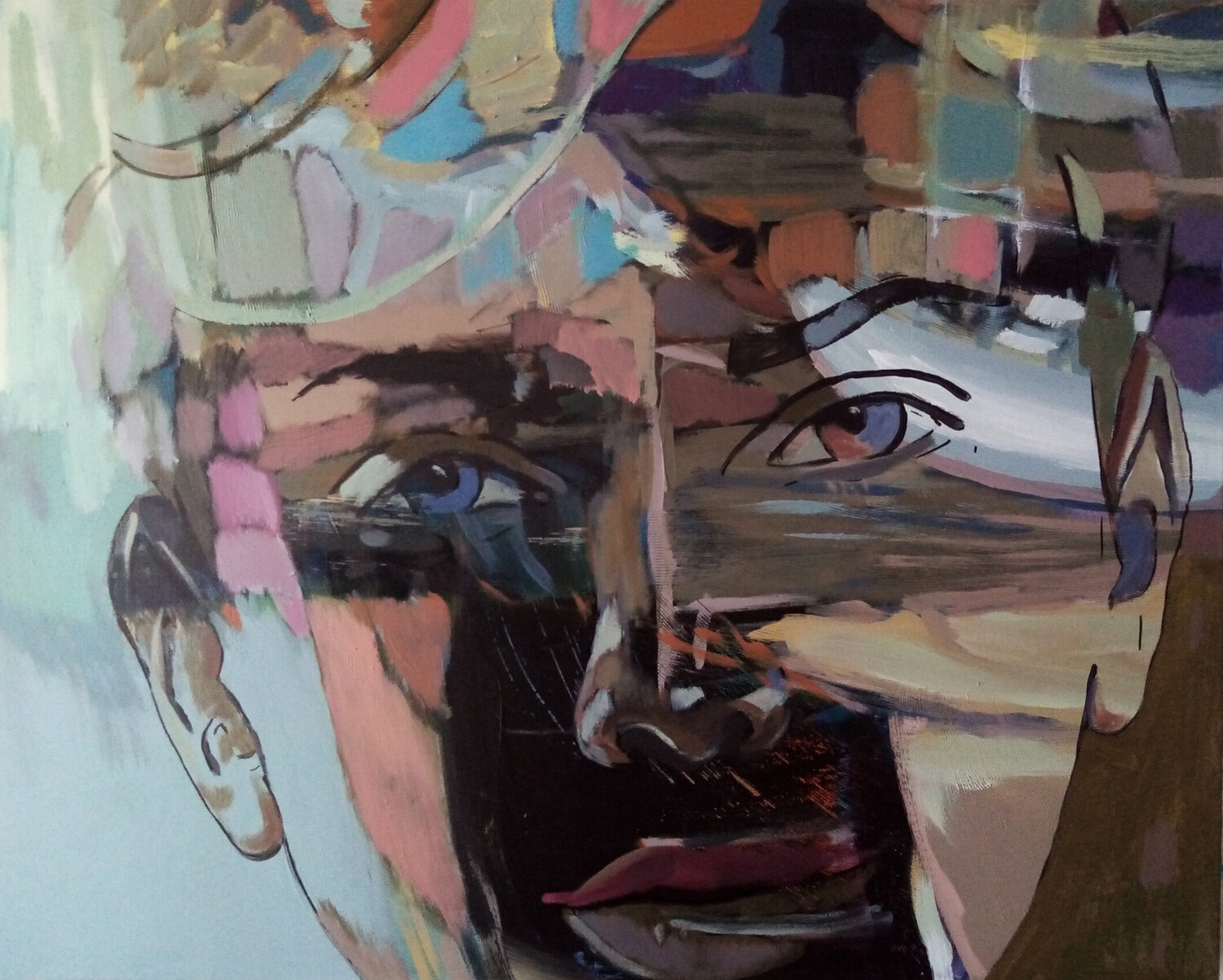 " PORTRÄT-HIGHLIGHT " Alexander Wotschel Original painting for sale