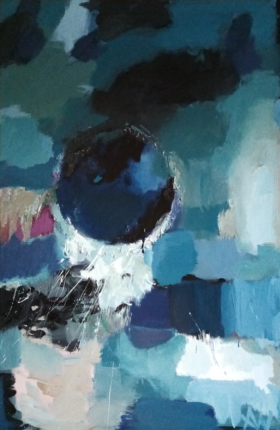 "ECLIPSE" Alexander Wotschel Original painting for sale