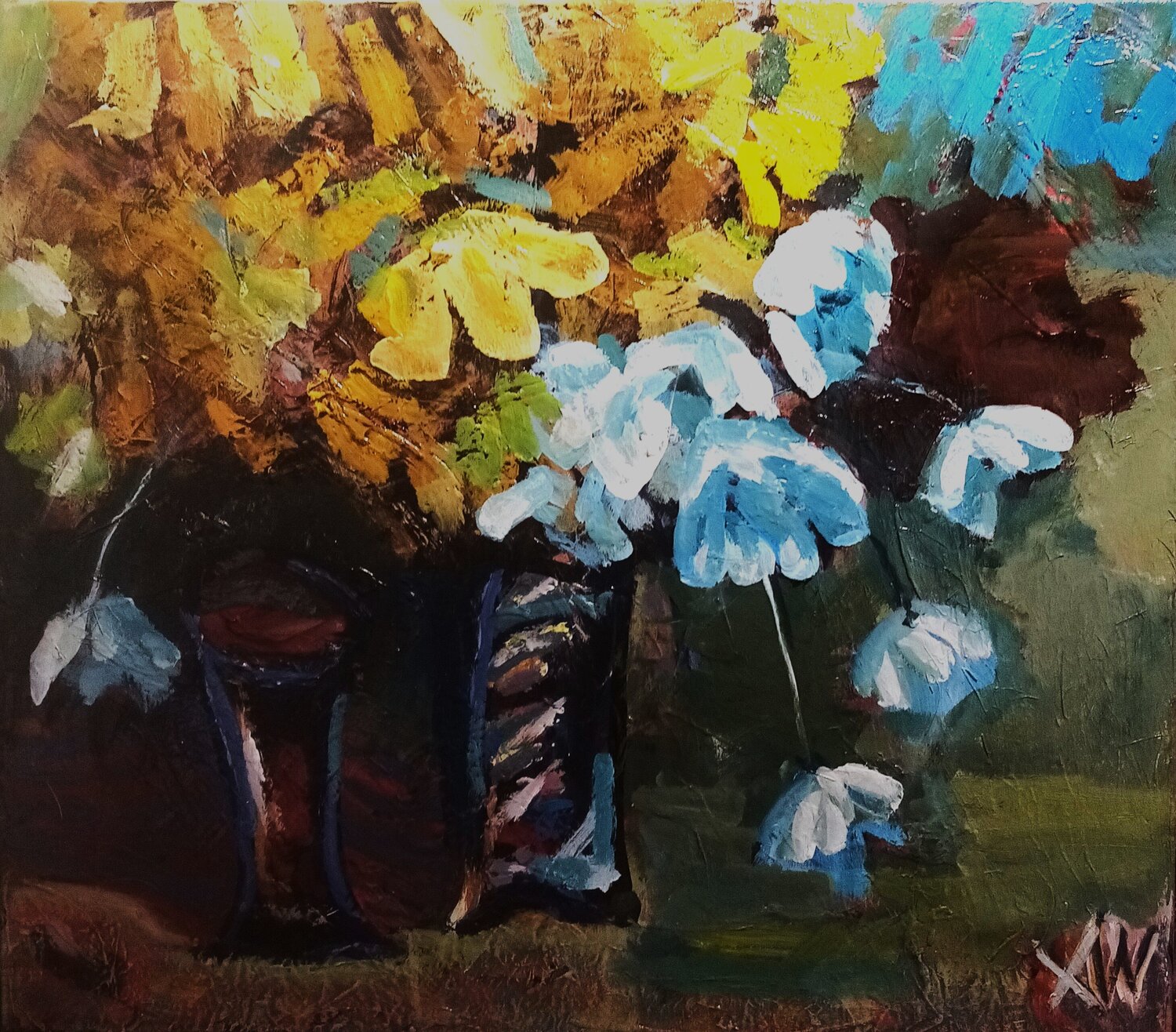 Blümenstrauß Alexander Wotschel Original painting for sale