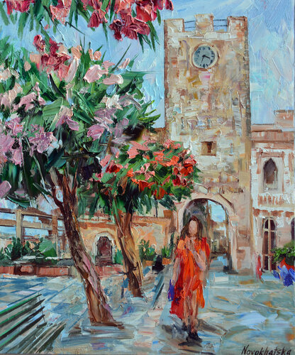 Taormina by Olga Novokhatska, Painting for Sale on Select