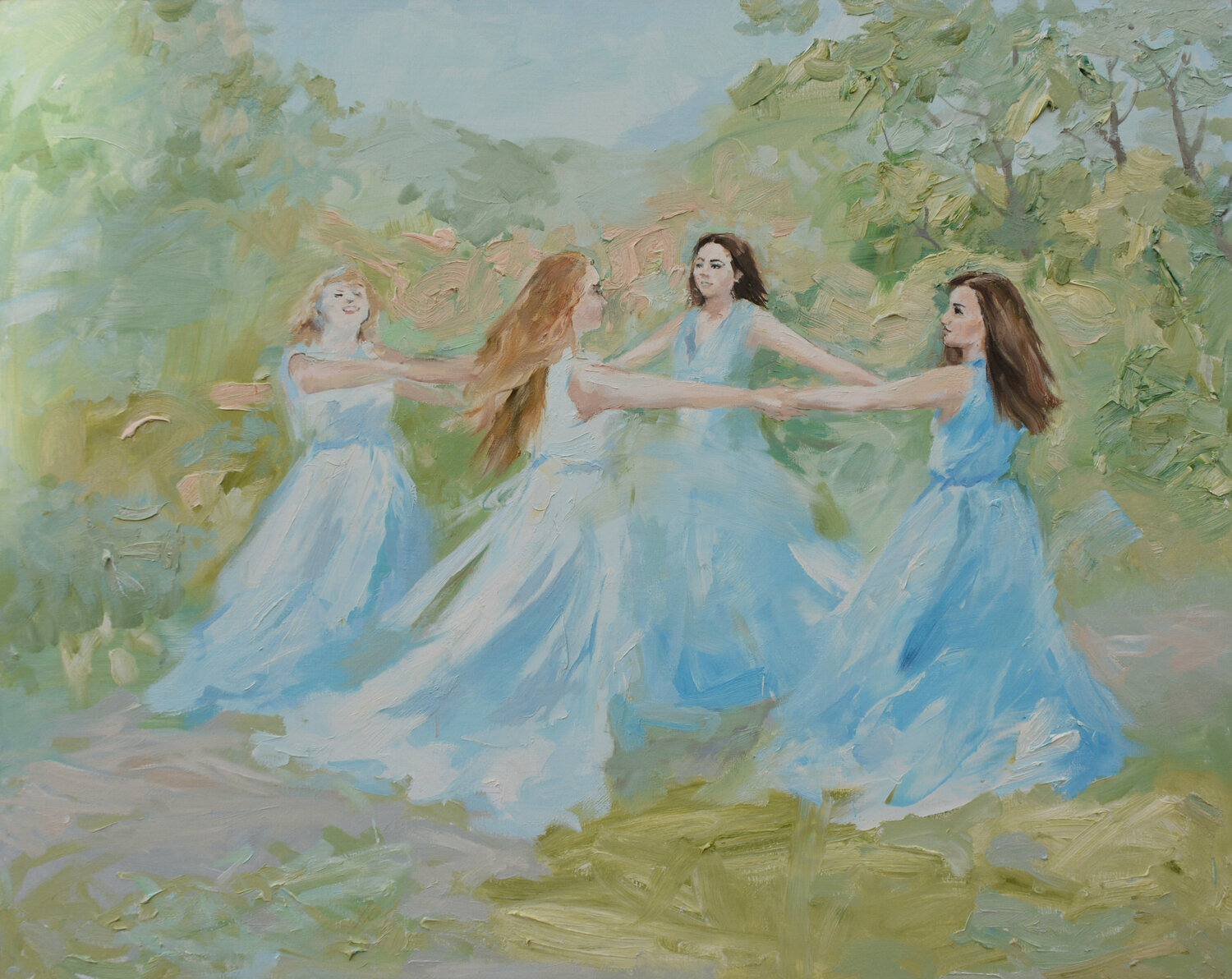 La danse Olga Novokhatska Original painting for sale