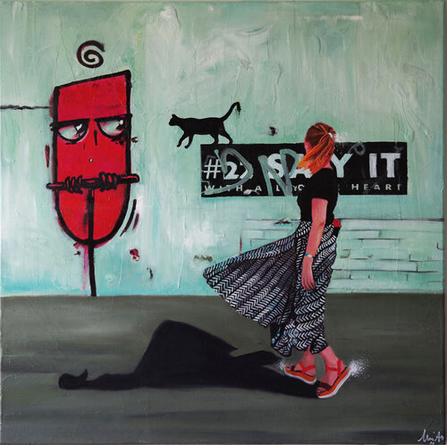Say it ! by Emilie Pannier, Painting for Sale on Select