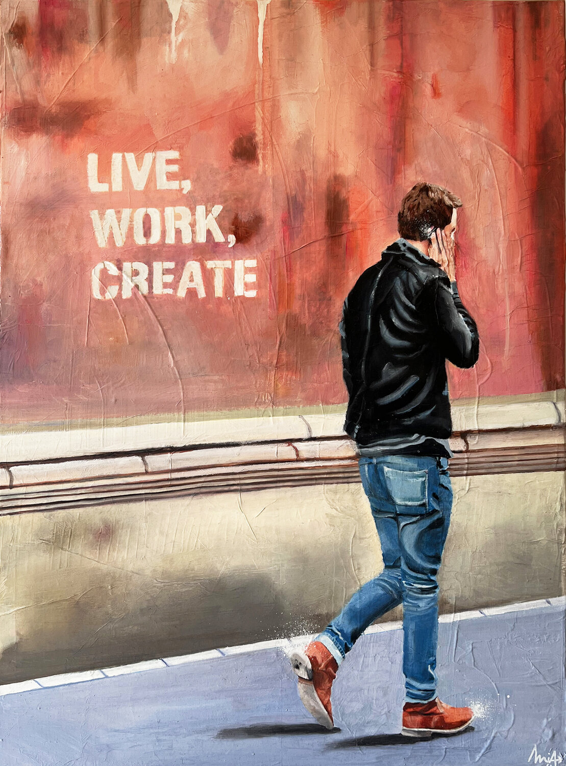 Live work create Emilie Pannier Original painting for sale
