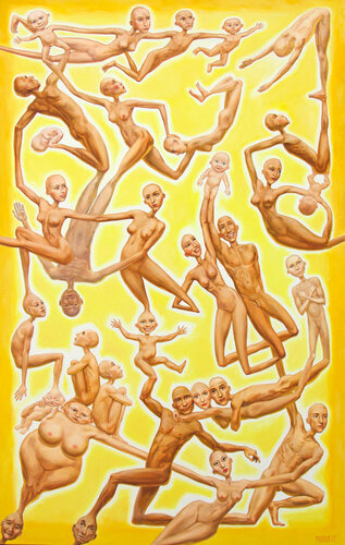 Généalogie by Myriam Feuilloley, Painting for Sale on Select