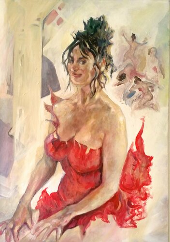 Absurde by Nataliy Schenkmann, Painting for Sale on Select