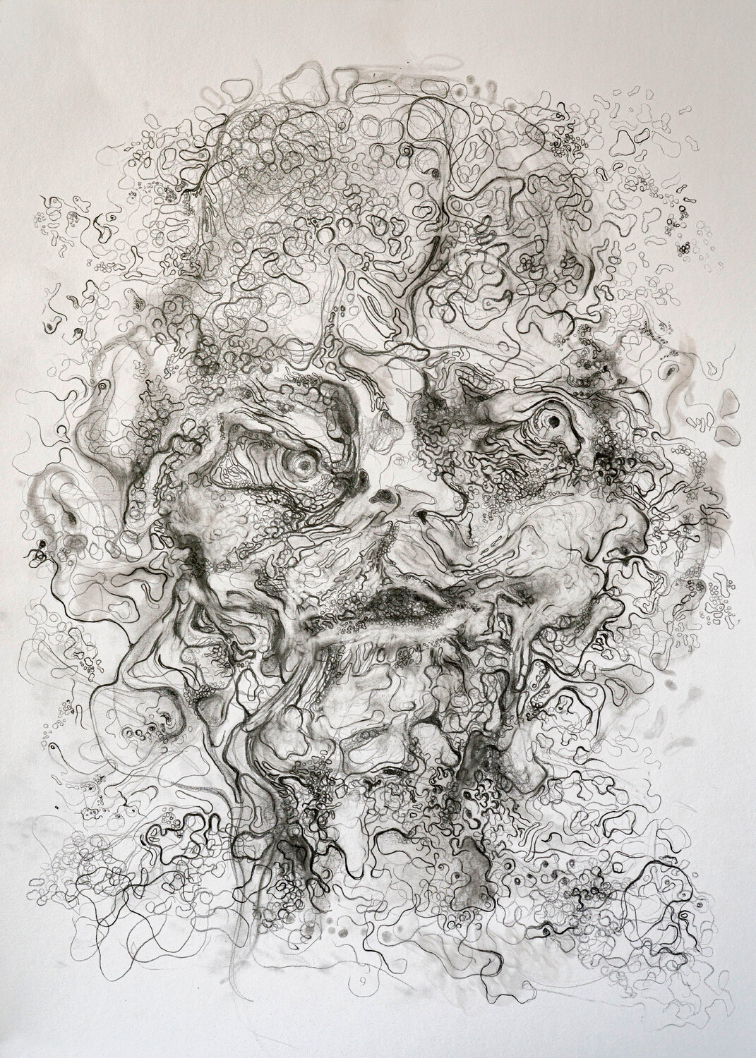 Kopf 55 Wolfgang Eckert Drawing for sale