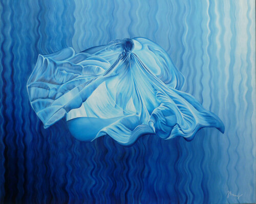 Le Réveil de Circé dans un chaos programmé by Myriam Bonnet, Painting for Sale on Select