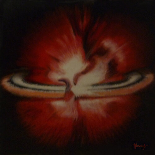 La Rumeur by Myriam Bonnet, Painting for Sale on Select