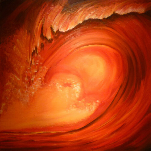 De Mer à Mère ( amère) en colère by Myriam Bonnet, Painting for Sale on Select