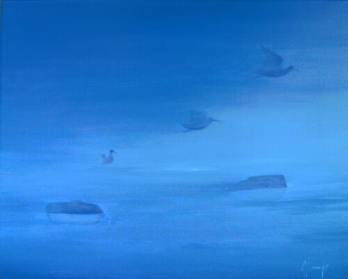 L'envol by Myriam Bonnet, Painting for Sale on Select
