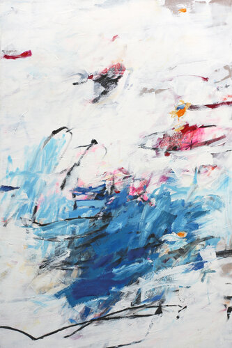 Im Flow sein by Katja Gramann, Painting for Sale on Select