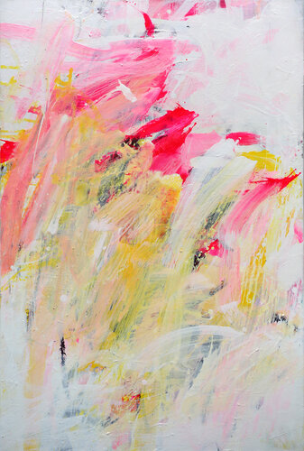 Ab jetzt gibst nur noch positive Nachrichten! - Nr. 1 by Katja Gramann, Painting for Sale on Select