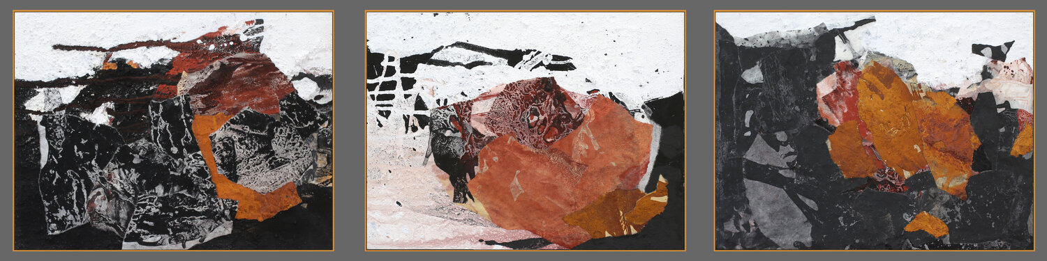 Earthy Nr. 1, Earthy Nr. 2, Earthy Nr. 3 Katja Gramann Original painting for sale