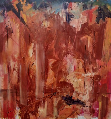 Life series: The architecture of color, mind and soul No 2 by Alejandro Naranjo, Painting for Sale on Select