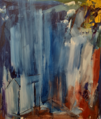 Life series: The architecture of color, mind and soul No 4 by Alejandro Naranjo, Painting for Sale on Select