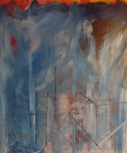Life series: The architecture of color, mind and soul No 6 by Alejandro Naranjo, Painting for Sale on Select