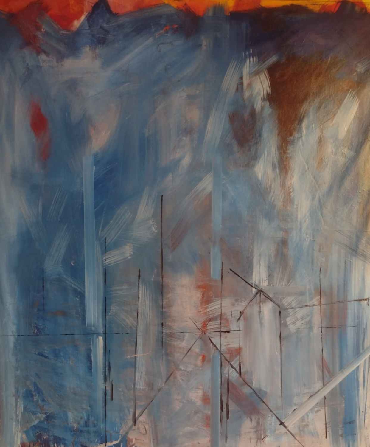 Life series: The architecture of color, mind and soul No 6 Alejandro Naranjo Original painting for sale