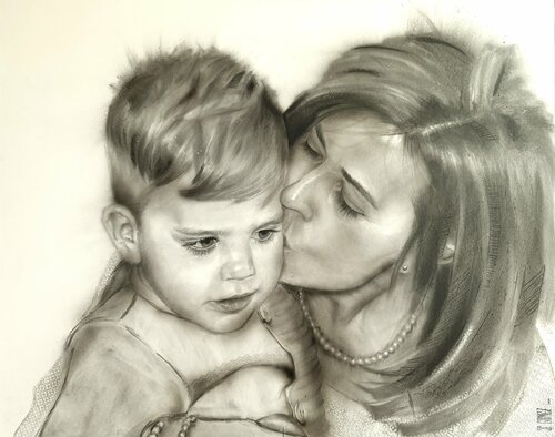 RETRATO POR ENCARGO by Juan Francisco Gomez Cambronero, Painting for Sale on Select