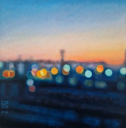 TWILIGHT by Juan Francisco Gomez Cambronero, Painting for Sale on Select