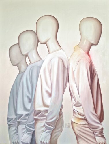 "Opposite" by Juan Francisco Gomez Cambronero, Painting for Sale on Select
