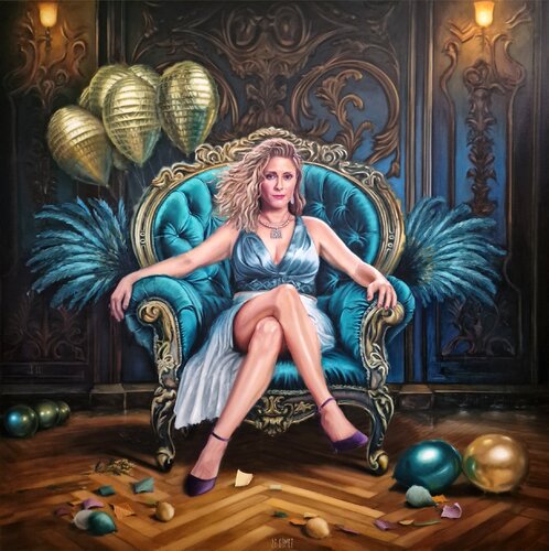 "El triunfo de la Razón" by Juan Francisco Gomez Cambronero, Painting for Sale on Select