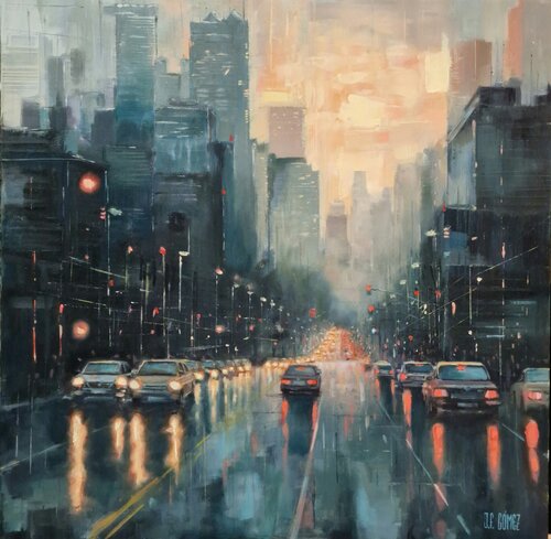 ATRACCIÓN by Juan Francisco Gomez Cambronero, Painting for Sale on Select