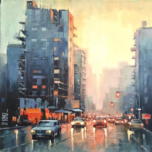 THE WAY HOME by Juan Francisco Gomez Cambronero, Painting for Sale on Select