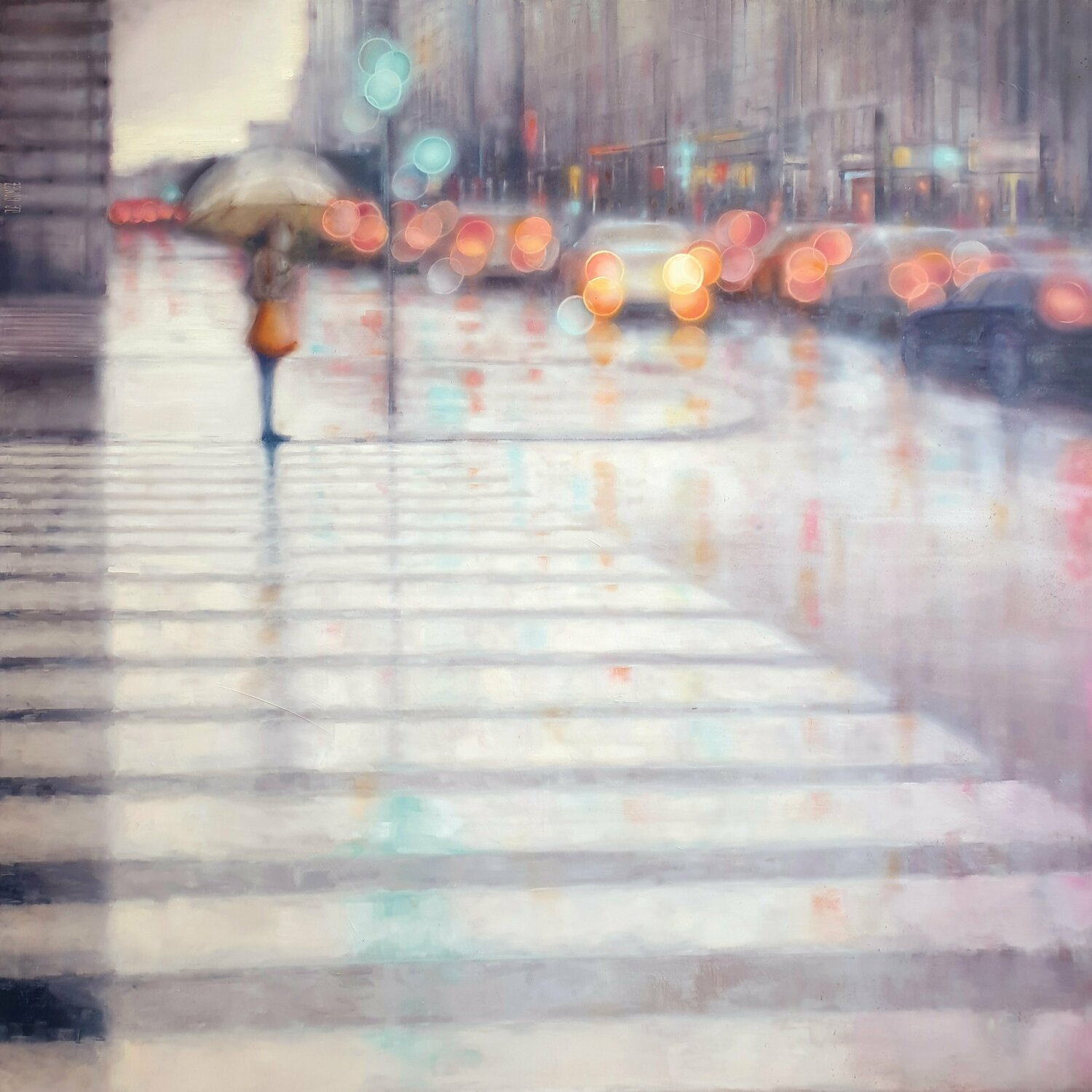 NIGHT LIGHT IV Juan Francisco Gomez Cambronero Original painting for sale