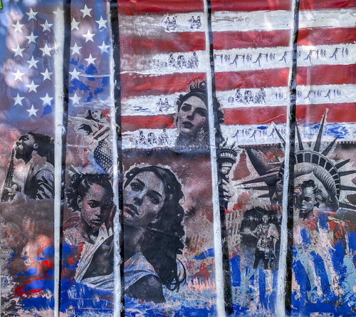 F-30 Stars and Stripes by Aleks Rosenberg, Painting for Sale on Select
