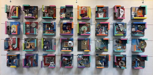 Americana At The Time Of Covid - part 2 by Aleks Rosenberg, Sculpture for Sale on Select