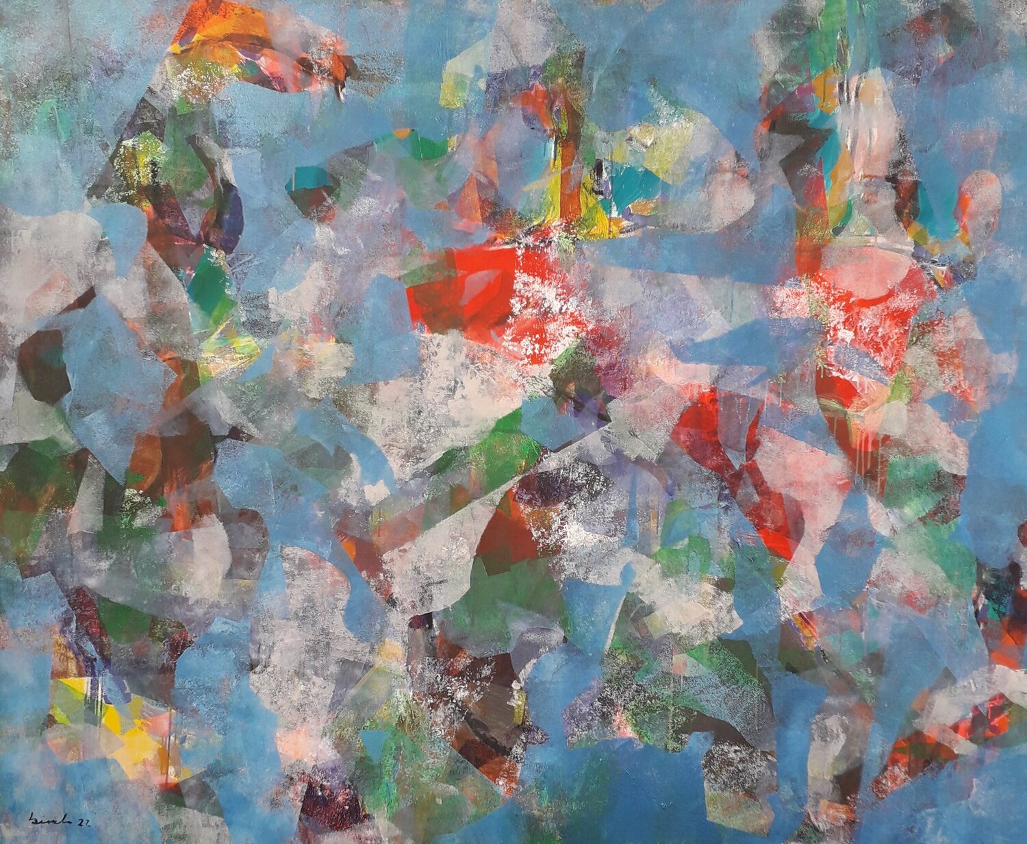 DOS PIEDRAS Erich Birchmeier Original painting for sale