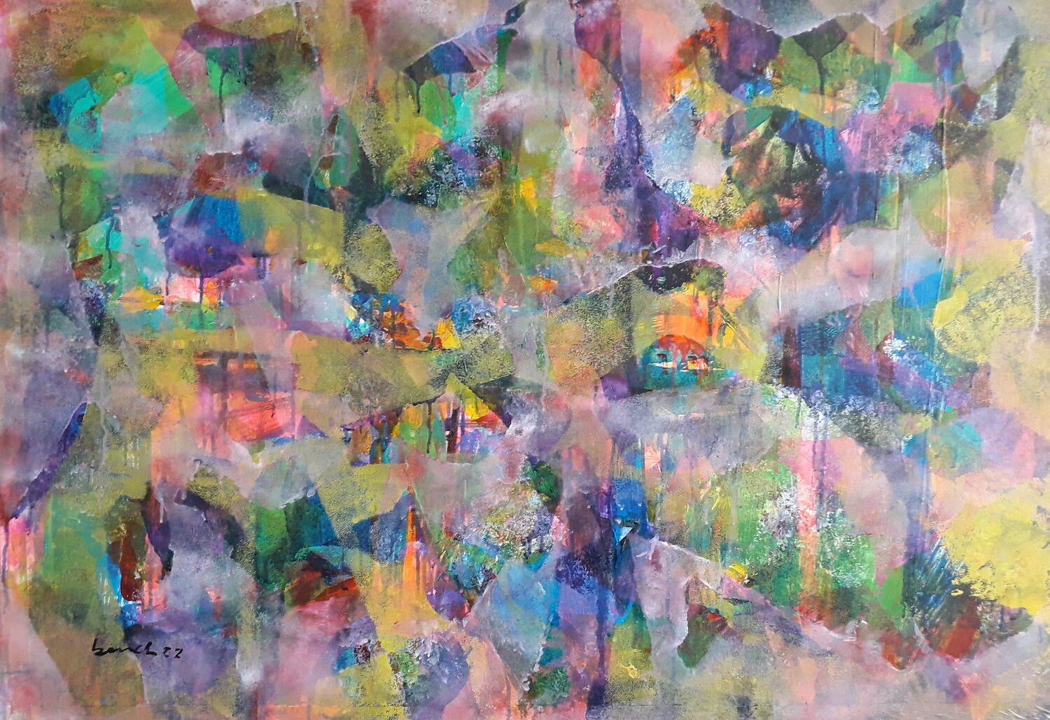 ASOMO Erich Birchmeier Original painting for sale