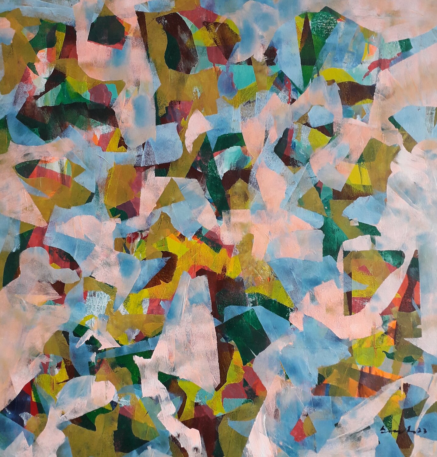 CIRUELO EN FLOR Erich Birchmeier Original painting for sale