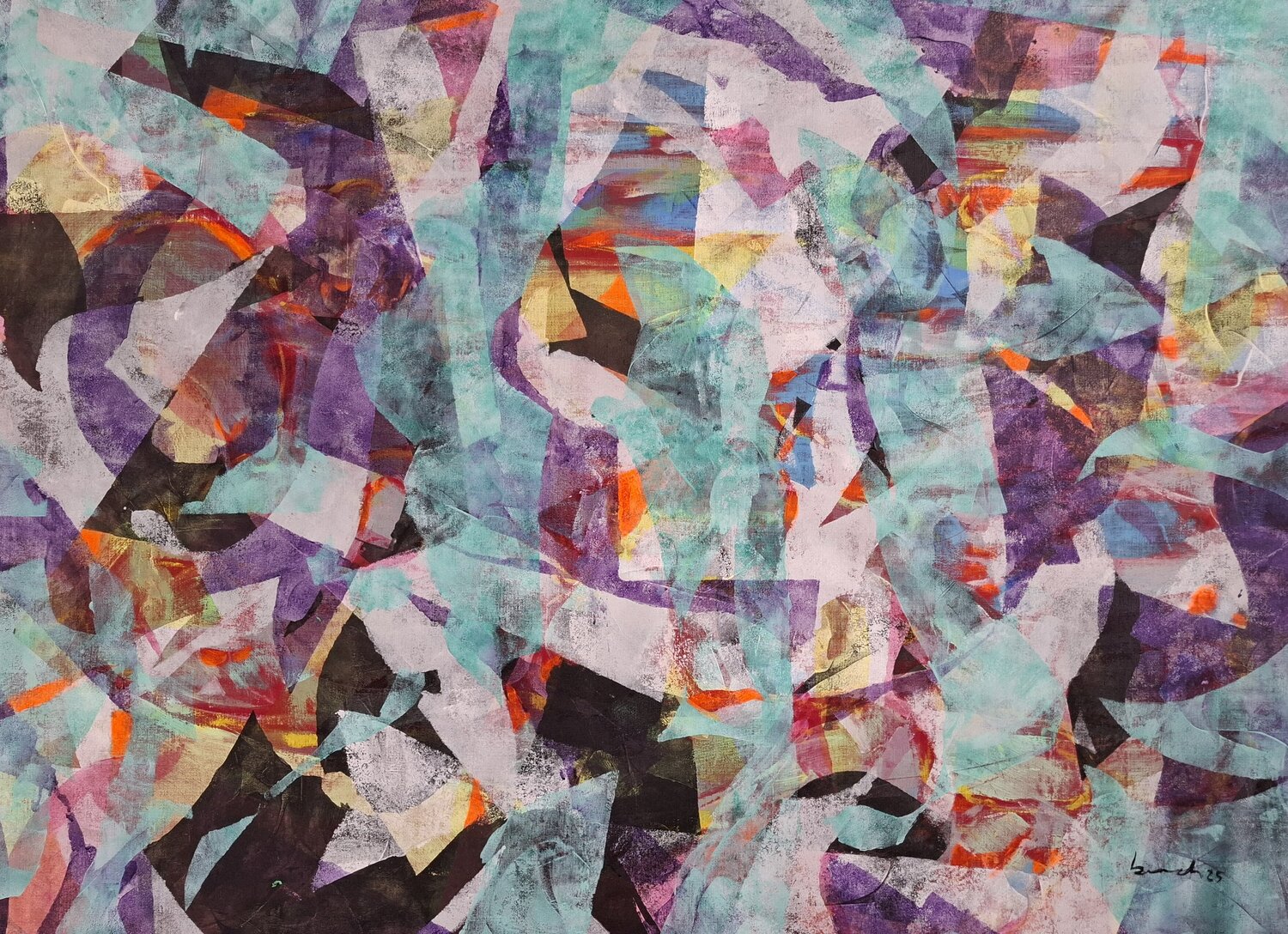 NUBES Erich Birchmeier Original painting for sale