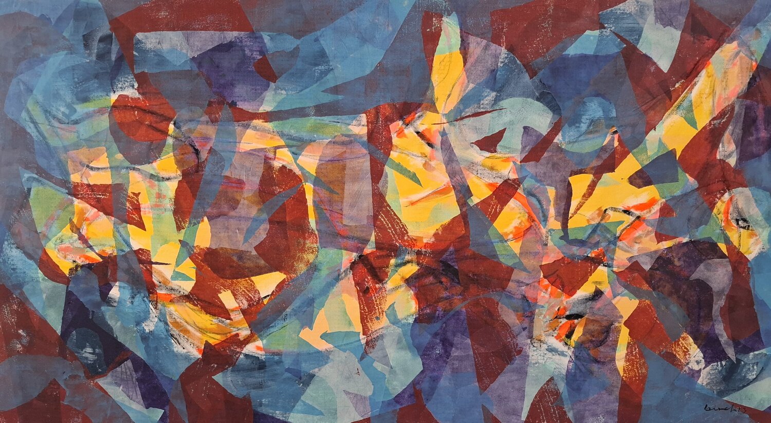 KUNSTHAFEN Erich Birchmeier Original painting for sale