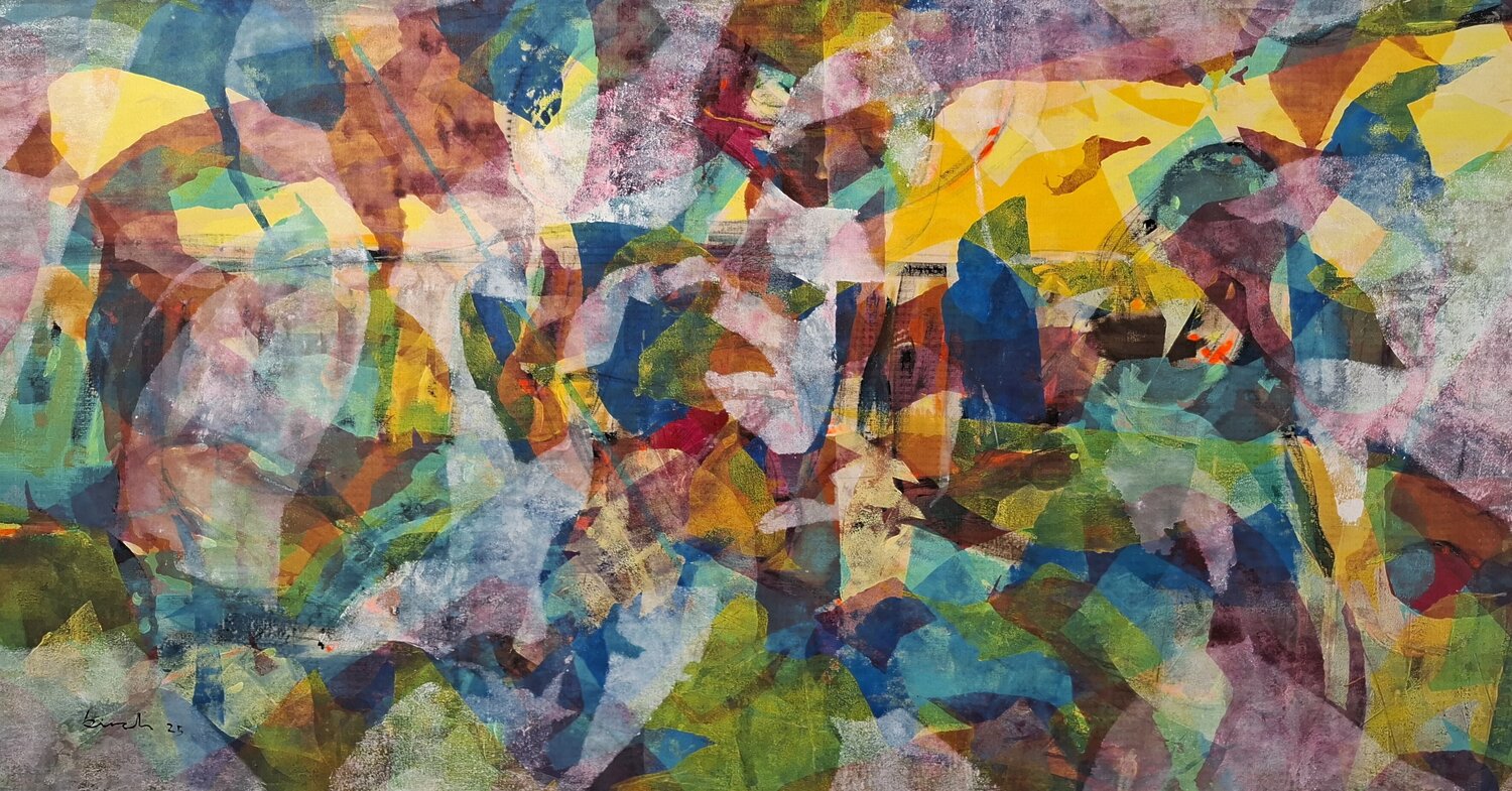 CIRCO Erich Birchmeier Original painting for sale