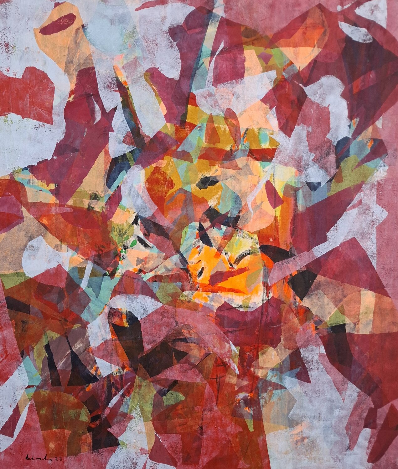 ROSA Erich Birchmeier Original painting for sale