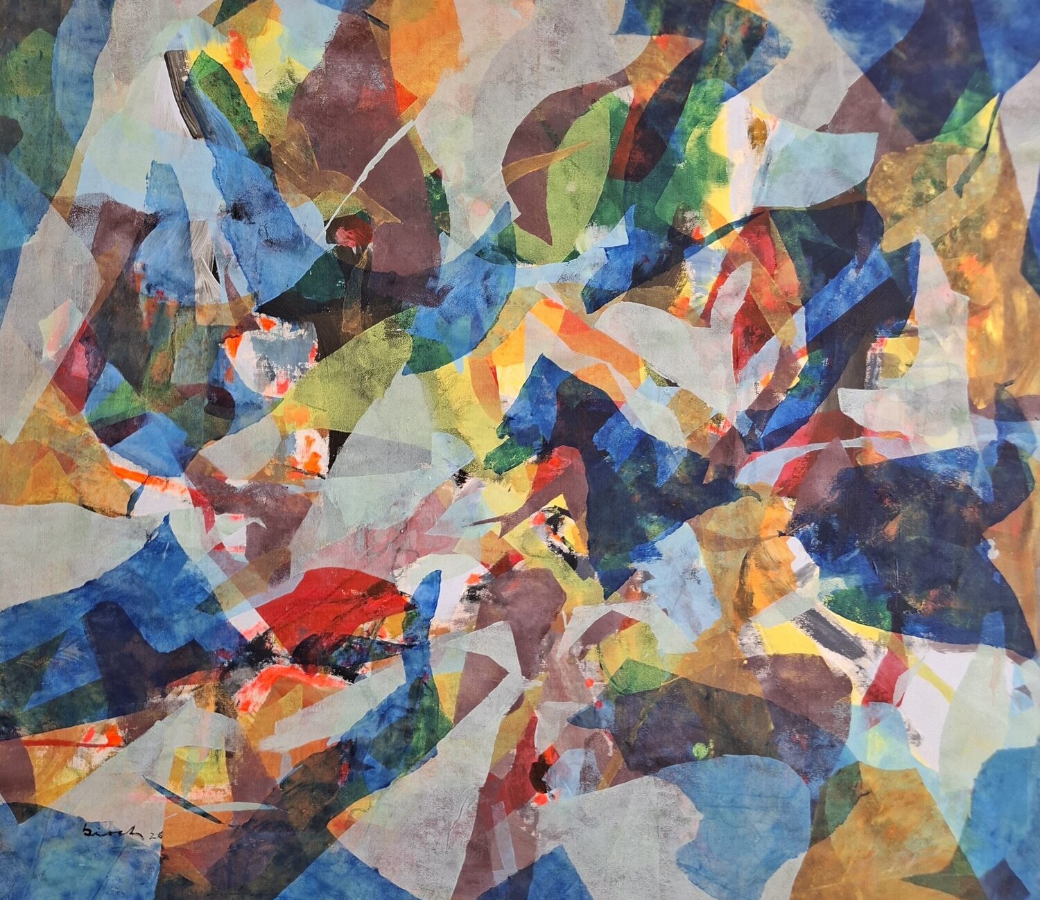 AV. LIBERTAD Erich Birchmeier Original painting for sale
