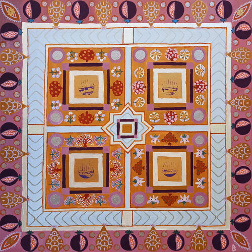 Secret Garden by Berit Bredahl, Painting for Sale on Select