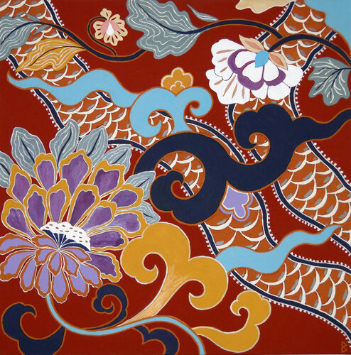 Oriental Fantasy by Berit Bredahl, Painting for Sale on Select