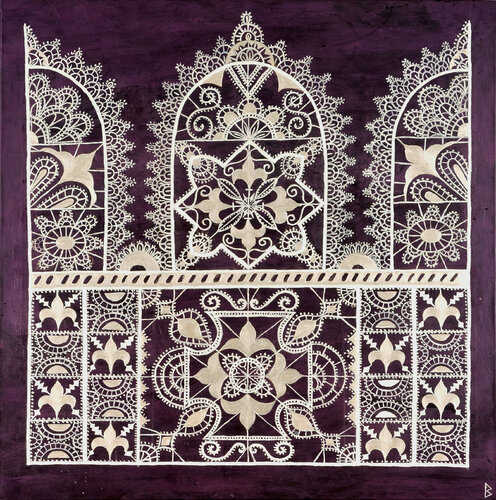 Baroque Lace by Berit Bredahl, Painting for Sale on Select