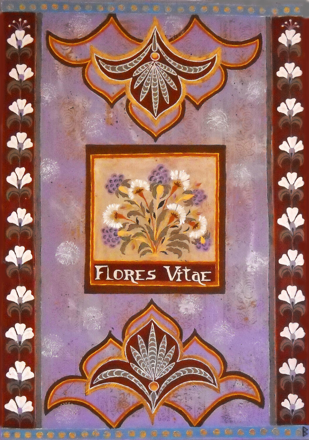 Flores Vitae Berit Bredahl Original painting for sale