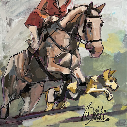 Jumpig by Marieke Bekke, Painting for Sale on Select