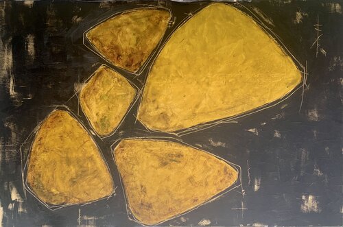 Noir Précieux GF Nr2 by Kardesch, Painting for Sale on Select