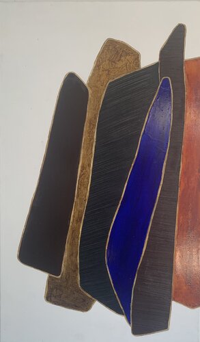 Equilibre Bleu 2531 by Kardesch, Painting for Sale on Select