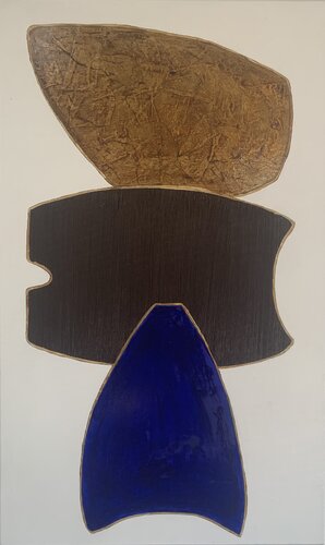 Equilibre Bleu 2532 by Kardesch, Painting for Sale on Select